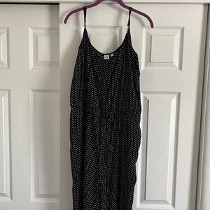 Gap jumpsuit. M Tall. Black/white print.